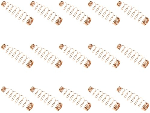 CLISPEED Piano Springs for Precise Maintenance Golden Brass 90pcs Replacement Parts Easy to Use and Repair Tool Instrument Accessory and Quick Coil Spring for Upright Piano Tuning