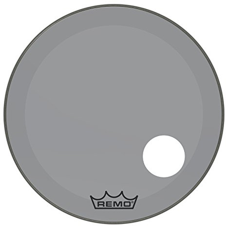 Remo Schlagzeugfell Colortone Powerstroke 3 Clear Smoke – Vorgestanztes 5 Loch – 26″ – P3-1326-CT-SMOH