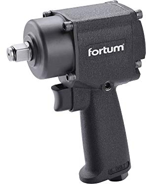 Fortum 4795010 Fortum Mini Schlagschrauber 1/2 610Nm Hochleistungs-Pneumatik-Schlagschrauber Doppelhammer Schlagschrauber 3 Leistungsstufen