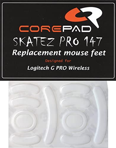 Corepad Skatez PRO 147 Ersatz Mausfüße kompatibel mit Logitech G Pro Wireless