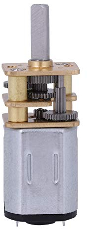 N20 Getriebemotor, Getriebemotor Mini Geschwindigkeit Reduziergetriebe DC Motor mit Vollmetallgetriebe für RC Auto Roboter Modell (150 RPM)