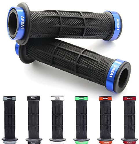 Area1 Lenkergriffe kompatibel mit DR 350, DR 400, DR 500, DR 600, DR 650, 800 (Stripe/Blau)