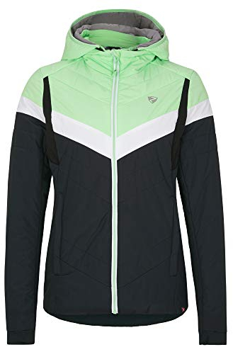 Ziener Damen NAFALDA Primaloft-Jacke | Funktionell, Warm, Mit Stretcheinsatz, Fresh Mint, 36