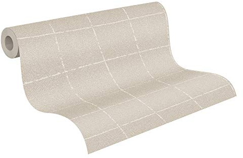 A.S. Création Vliestapete New Elegance Deutschland tapeziert Fliesentapete 10,05 m x 0,53 m beige creme 375514 37551-4
