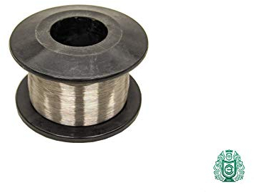 2 Meter Federstahldraht 0.4mm (Aisi — 301/1.4310 / X10CrNi18-8) Basteldraht Rostfrei Edelstahl