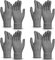 SATINIOR 4 Paar Magische Handschuhe Winter Strickhandschuhe Elastische Unisex Handschuhe Warme Fingerhandschuhe für Damen Herren Sport (Grau)