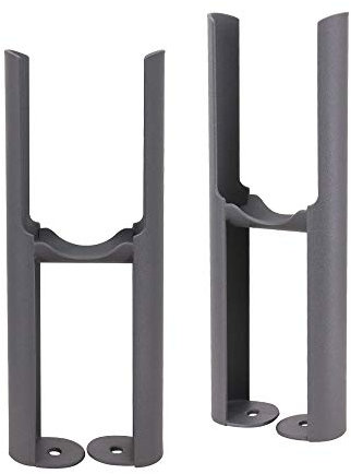 Warmehaus Traditional Radiator 2 Column Anthracite Floor Mounting Legs 2PC/Set