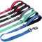 VIVAGLORY Kurzführer Hund Hundeleine Kurz Kurze Leine Hund Nylonleine Hundeleine Mittelgroße Große Hunde Kurzführer Hund Metallclip Hundeleine mit Kurzführer, 61 cm Länge 2,5 cm Breite, Blau