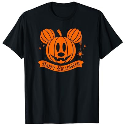 Disney Mickey and Friends Halloween Mickey Pumpkin Face T-Shirt