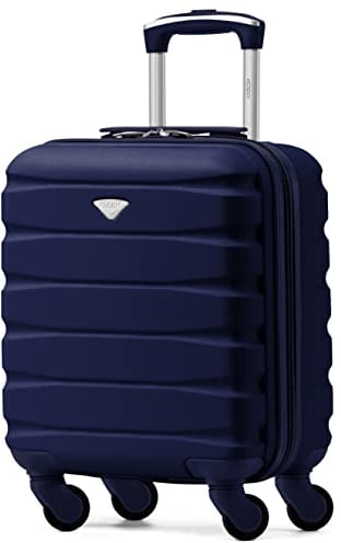 Flight Knight Leichtes Starres ABS-Handgepack Mit 4 Radern, Zugelassen Fur Uber 100 Fluggesellschaften, Darunter Air France, Ryanair Und EasyJet, 45x36x20cm