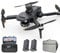 Teeggi KF106 MAX Drones con cámara 4K HD, Evitación de Obstáculos Láser de 360°, Cardán de 3-Ejes, 22 Minutos de Tiempo de Vuelo, GPS Sígueme, Retorno Inteligente,Cuadricóptero Profesional, 2 Baterías