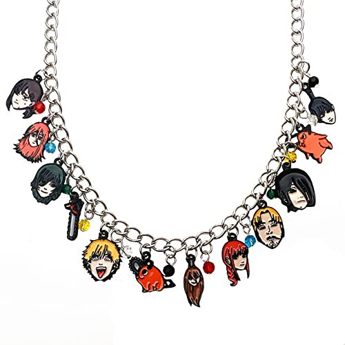 STKTFKK Charm Necklace Metal Horror Necklace Girls Women and Men, Zinc, 0