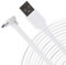LEFXMOPHY for WYZE Cam Pan V3 Power Cord 90 Degree L-Shape Connector Micro USB Right Angle Extension Charging Cable, 10ft Long White Extender