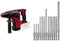 Einhell Professional Akku-Bohrhammer TP-HD 18/26 Li BL-Solo Power X-Change (18 V, Brushless, 2,6 J, SDS-plus, pneumatisches Schlagwerk, 4 Funktionen, Koffer, ohne Akku, inkl. 12-tlg. Meisselset)