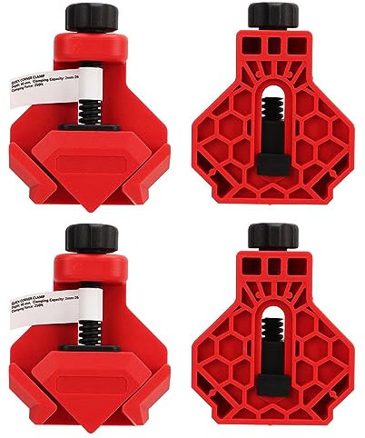 4PCS Spring Load 90 Degree Corner Clamp for Woodworking Furniture