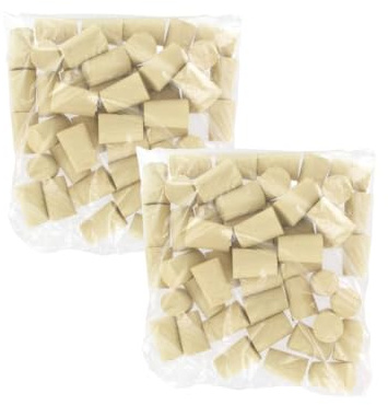 Fackelmann 9901250 100 Stück konische Korken für Weinflaschen, Beige, 3,3 x 2,1 cm