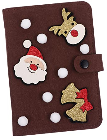 MAGICLULU weihnachtsnotizbuch Mini-Taschennotizbuch Mini-Notizbuch Mini-Notizblöcke Geschäftsnotizbuch für Weihnachten Rentier-Notizbuch Weihnachts-Notizblock Student schreibt Notizbuch a6