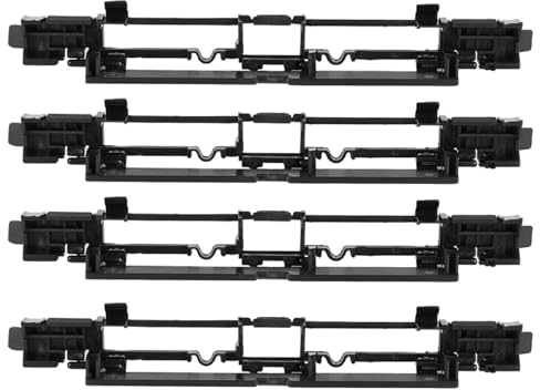 TKSE Auto Dachträger Abdeckung, 4 Stück Auto Dachträger Abdeckung Ersatz Schienenverkleidung Formklappe Passend Für Vauxhall OPEL Astra H MK5