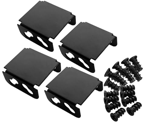 Coolerguys Black Metal Fan Connector Kit, 4-Pack