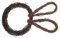 CORHAD Osterhasen-Dekoration Rattan-kranzrahmen Rattan-Kranz Heimdekoration Poemtian-Hasen-Stil