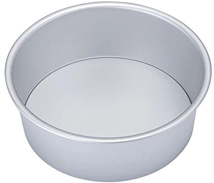 Molde redondo de aleación de aluminio para queso, molde para mousse, bandeja para pasteles, molde, bandeja antiadherente para tartas (12,7 cm)
