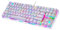 Mechanical gaming keyboard Motospeed K87S RGB (white)