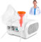 Cool Mist Vaporizer Inhaler Diffuser Portable Vaporizer Steam Compressor System Kit with Full Mask, 1 Set Accessories Kit for Kids, Adults, Children Home Daily Use