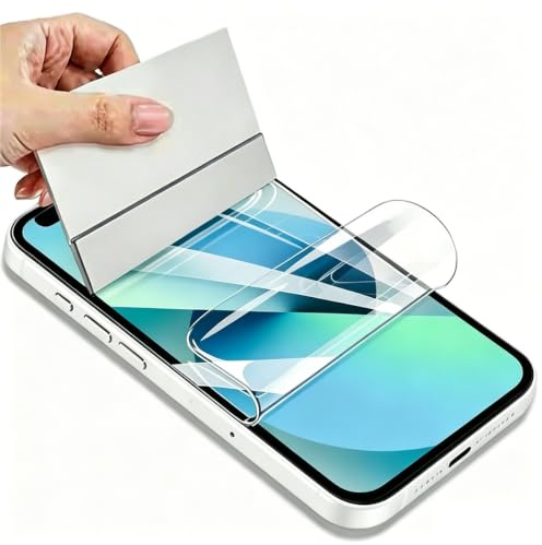 SRSRROP Displayschutzfolie aus Hydrogel für iPhone 13 mini (5.4) | 3 Stück Selbstheilende TPU-Folie,[Anti-Bläschen][Hohe Empfindlichkeit][Anti Kratzer Schutz Displayfolie]