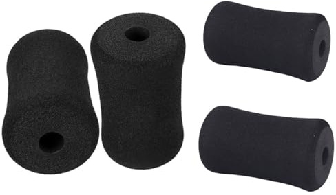 GYWHOOFT 4 Stück Schaumstoff-Fußpolster, Abdeckungen für Rollen, Ersatz-Pads für Übungen, Fitnessstudio, Pad Ausrüstung Für Fitness Füße Steckdose
