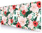 LTHAOGUO Cute Floral Vintage Desk Mat Mousepad, Pink Red Green Flowers Leaves Deskmat, Aesthetic Deskpad for Women Home Laptop Computer, Pretty XL Mouse Pad, 31.5 X 11.8 Inch