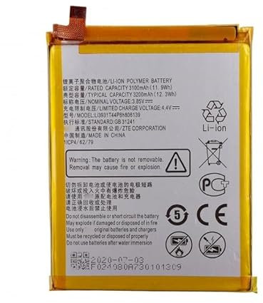 Genérico Batteria Li3931T44P8H806139 Compatibile per ZTE Blade A51 V9 V10 A7 Vita A5 2020