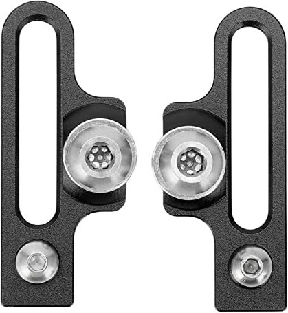 Bikes C Clamp Brake Pad, 2Pcs Bikes C Clamp Brake Pad Aluminum Alloy Extension C Caliper Adapter Brakes Long Replacement for Road Bikes (Black)