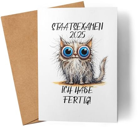 Lilavie-Design Staatsexamen 2025 Karte bestanden geschafft Studenten Medizin Jura Lehramt