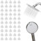 EORPAVU Docce fisse Confezione da 50 pezzi di ricambio per ugelli doccia, ugelli in silicone per soffione doccia per foro doccia (grigio)