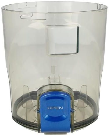 48028792 Conteneur à poussière bouton bleu compatible avec Hoover balai électrique RHAPSODY et H-FREE 700