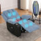 Recliner Sofa, Recliner Armchair for Home Livingroom - Massage and Heat Jumbo Cord Fabric Chair Reclinings
