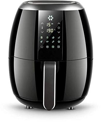 QWAXTRIW Freidora de Aire, freidora de Aire de 3.5 litros - Freidora de Aire de Pantalla táctil Digital LCD para una cocción Sana y sin Aceite, Aniversario cómodo