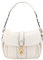 Abro Leather Dalia Star Saddle Shoulderbag Beige