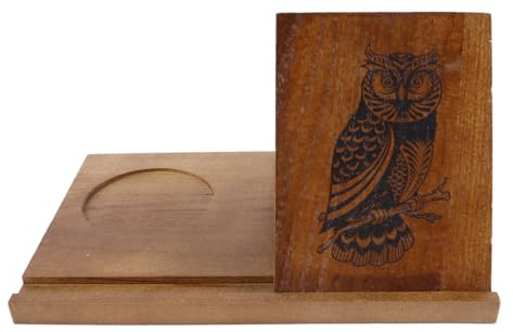 Nicear Piccolo supporto per libri da lettura, supporto per libri triangolare, corto, di alta qualità, in legno, semplice, per camera da letto, comodino, scrivania, biblioteca o decorazione da tavolo