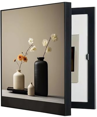 GHPLY Dekorative Sicherungskastenabdeckungen, verstecken Sie elektrische Schalttafel, Messschalter, Wandmontage, elektrische Verteilerkasten, dekorative Box (A,40 x 60 cm)