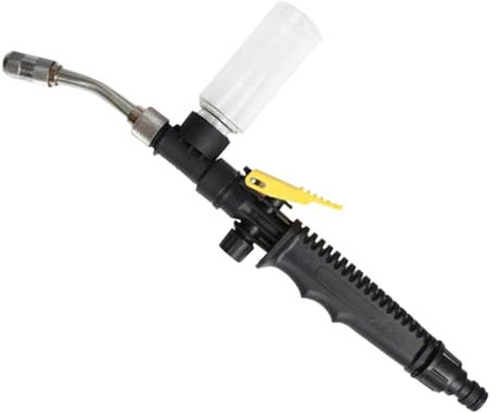 Toyvian De Agua De Espuma Boquilla De Lavado Aspersores De Limpieza De Coches Boquilla De Pulverización Limpieza De Coches Con Pulverizador Rociador De Agua Negro