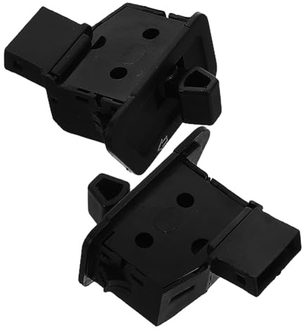 TOYZFRIENDY 2 piezas Interruptor Intermitente Motocicleta Botón Control Señal de Plástico Resistente Rápido y Fácil Manejo para Manillar Moto