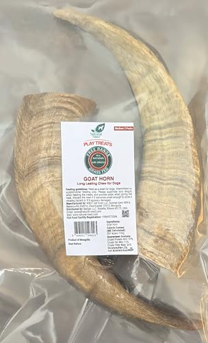 Natural Need - Goat Horn Long Lasting Chew for Dogs 2 Packs (Medium)