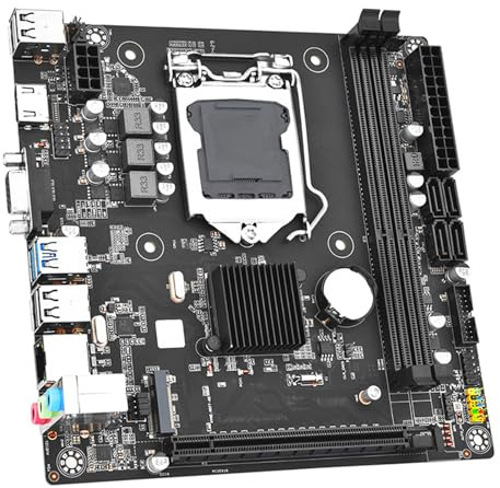 NONGYU B75M-I MiniITX Motherboards NVME HDTV + VGA Schnittstellen für LGA 1155 CPUs und DDR3 RAMs Geräteerweiterung