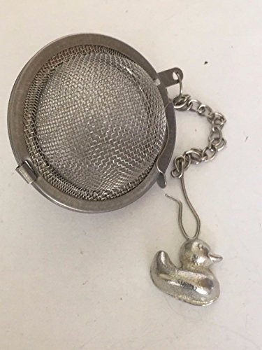 Bathtime Ducky Rubber Duck TG81 Tea Ball Mesh Infuser Stainless Steel Sphere Strainer Posted by US Gifts for All 2016 from Derbyshire UK …