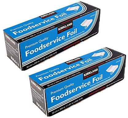 Kirkland Signature Papier Aluminium, métal, Aluminium, Lot de 2