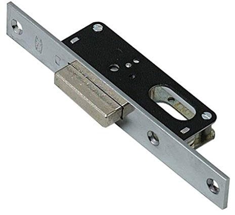 Omec Serrure porte aluminium à encastrer 16 mm Boîte 26 x 90 mm 355/F16 E03
