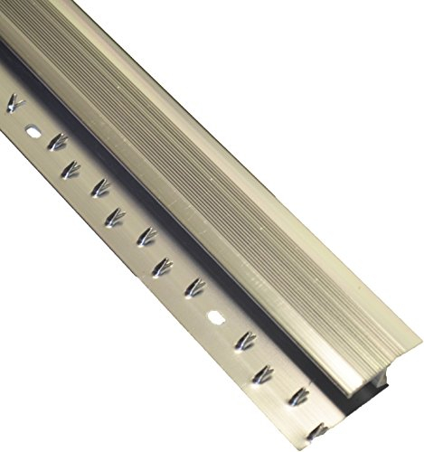 Carpet Metal Cover Trim Door BAR Grip Edging Threshold Brass/Silver (Cartpet to Wood/Tile Z, Silver)