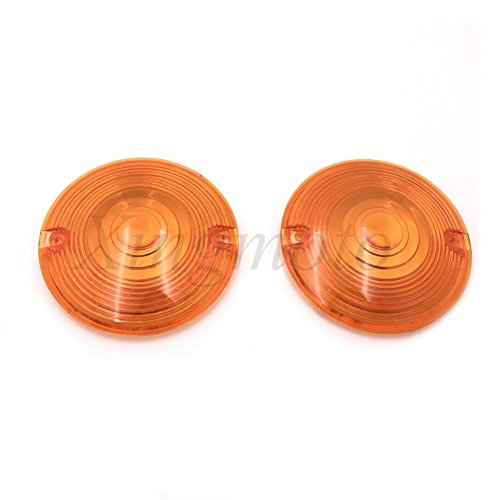 Orange Blinker-Objektivabdeckungen, 86–12, Kompatibel mit HARLEY Road Glide Road King Tour Glide