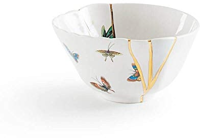 Seletti Kintsugi-N'2 Fruit Bowl In Porcelain Ø cm.11,5 H.6